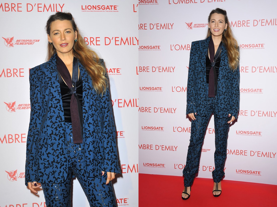 11 Gaya Blake Lively dengan setelan pria, kece abis!