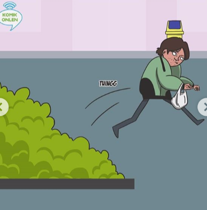 Komik ini gambarkan jurus menghindar dari tukang parkir, greget deh