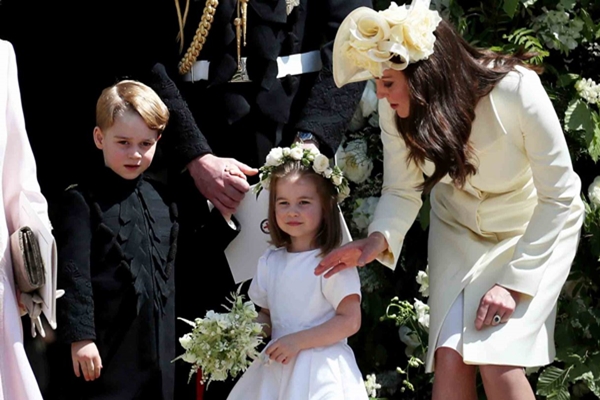 Kate Middleton, Pangeran George, dan Putri Charlotte