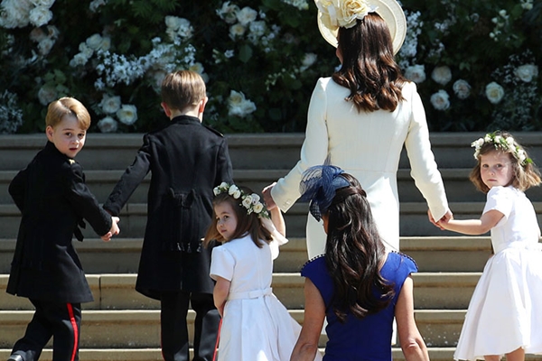 Pangeran George, Putri Charlotte dan Kate Middleton