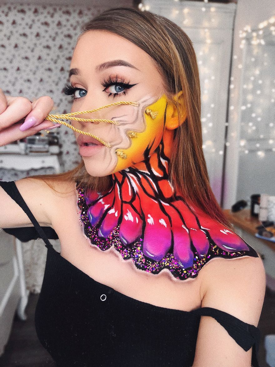 Meski seram, 17 efek make up ini masih memberi kesan cantik lho