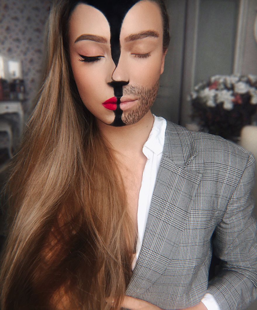 Meski seram, 17 efek make up ini masih memberi kesan cantik lho