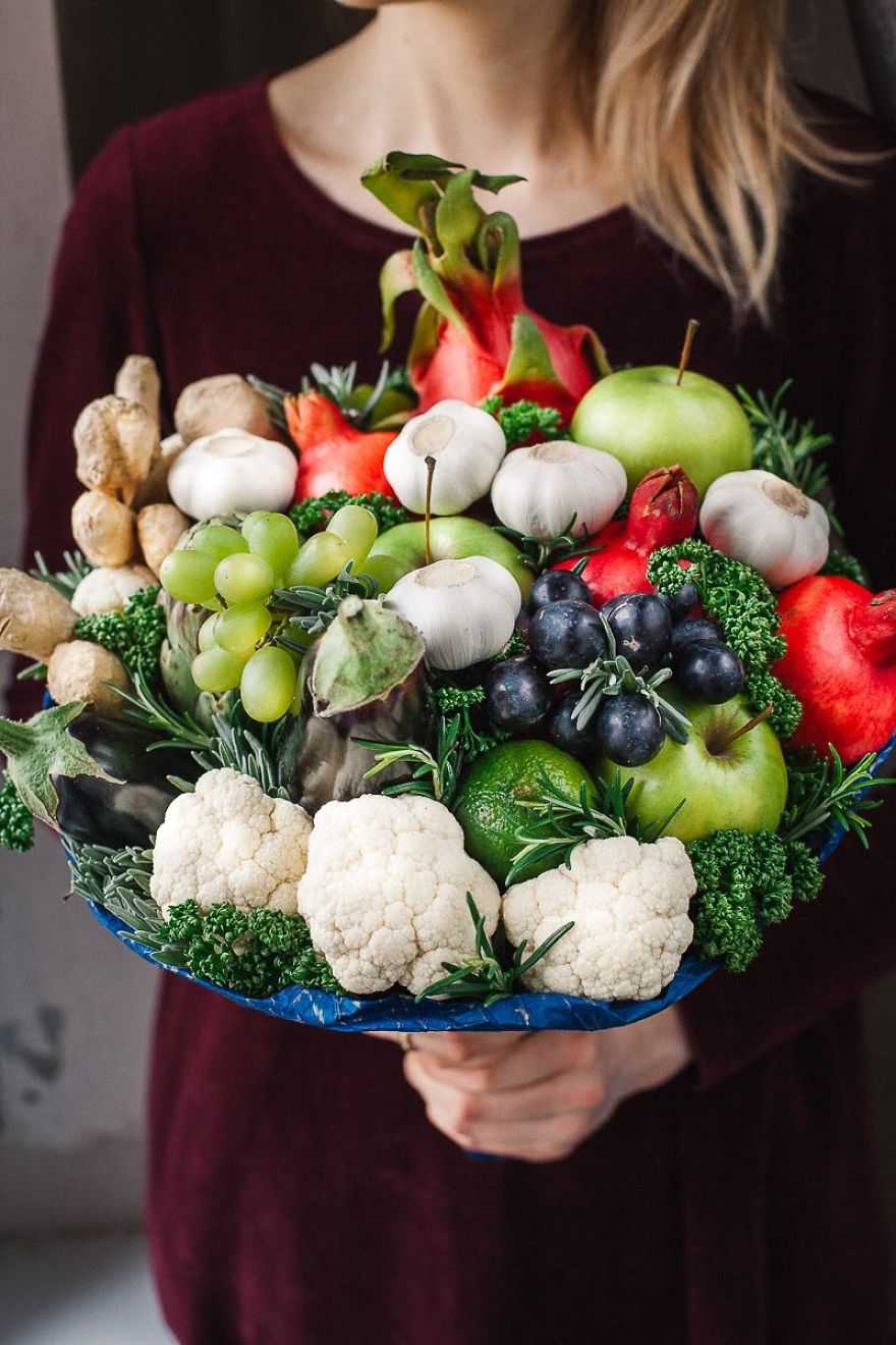 15 Kreasi buket buah & sayur, bisa gantikan indahnya buket bunga lho