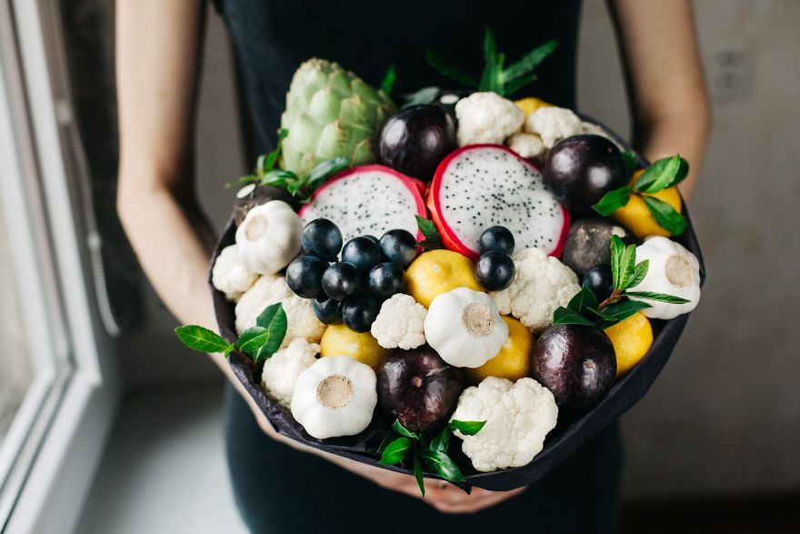 15 Kreasi buket buah & sayur, bisa gantikan indahnya buket bunga lho
