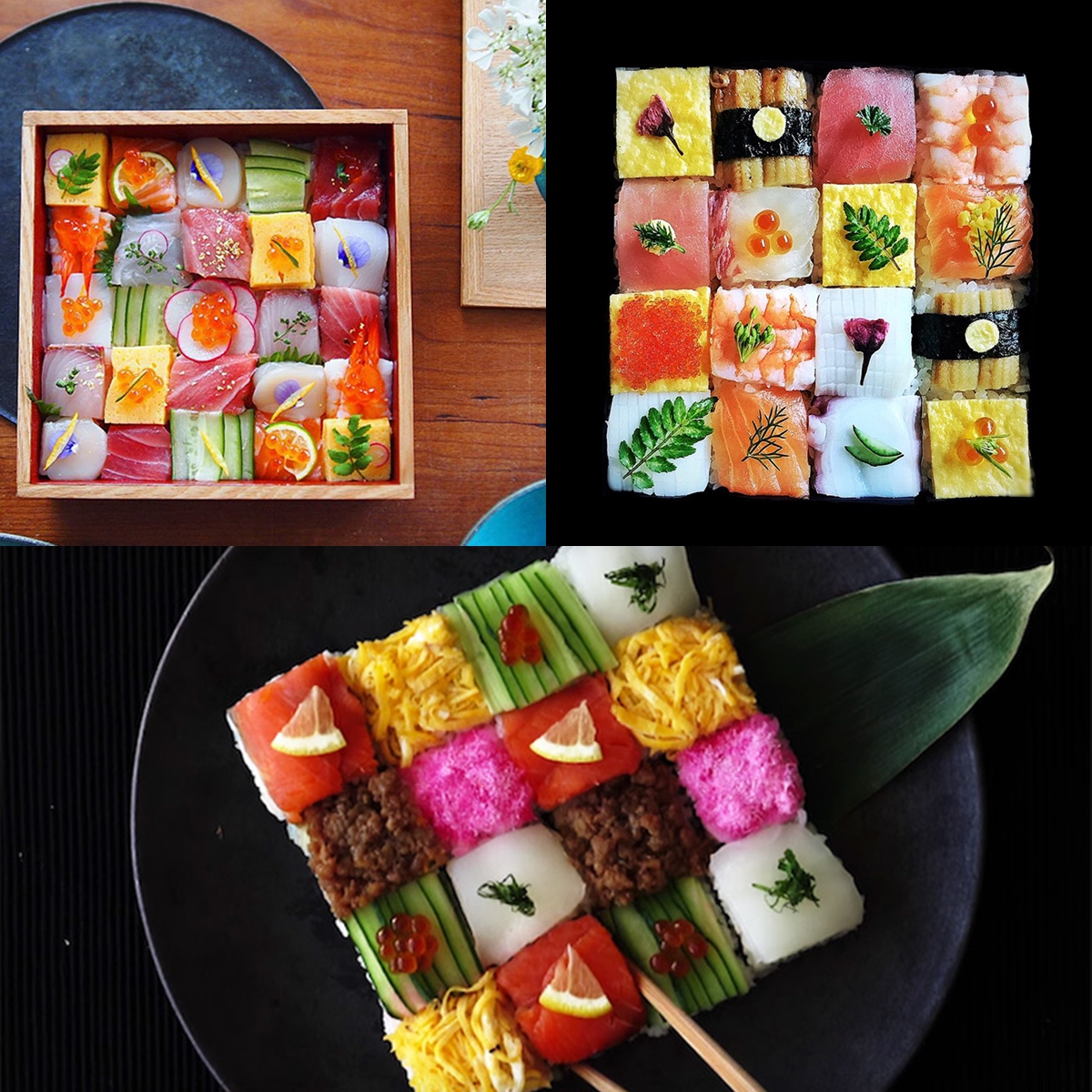 9 Bentuk sushi yang indah dan warna-warni, bikin lapar mata & perut