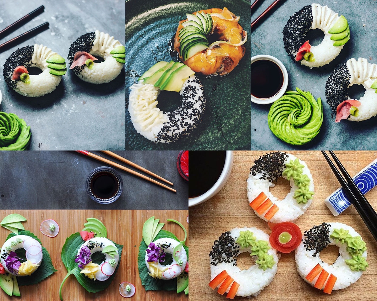 9 Bentuk sushi yang indah dan warna-warni, bikin lapar mata & perut