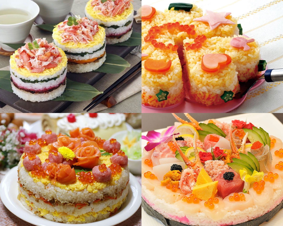 9 Bentuk sushi yang indah dan warna-warni, bikin lapar mata & perut