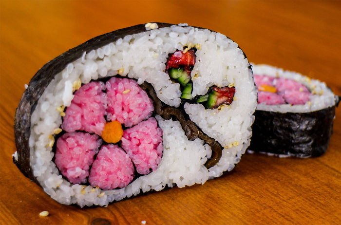 9 Bentuk sushi yang indah dan warna-warni, bikin lapar mata & perut