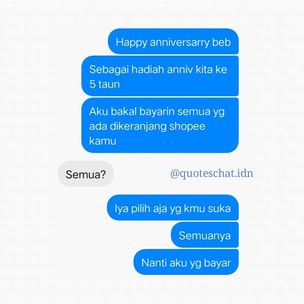 18 Kumpulan chat ini bikin baper, sweet banget