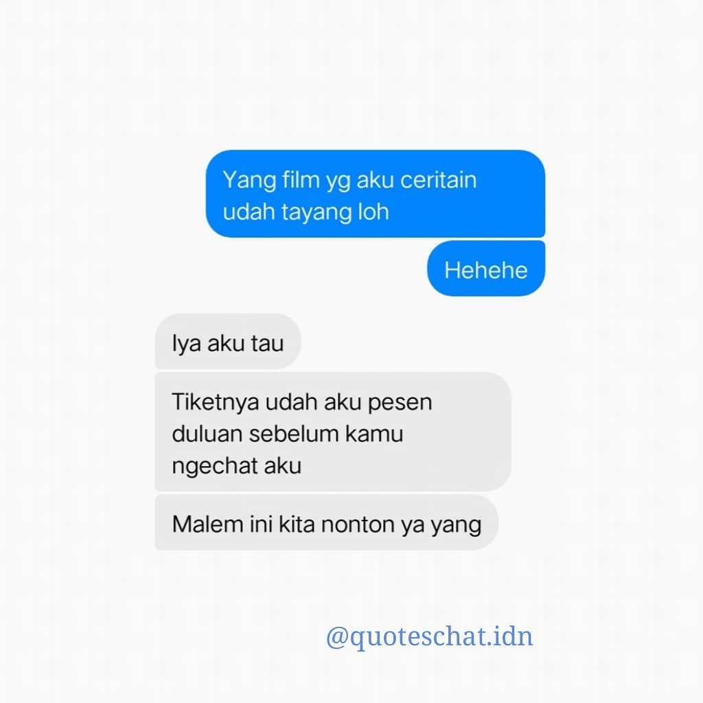 18 Kumpulan chat ini bikin baper, sweet banget