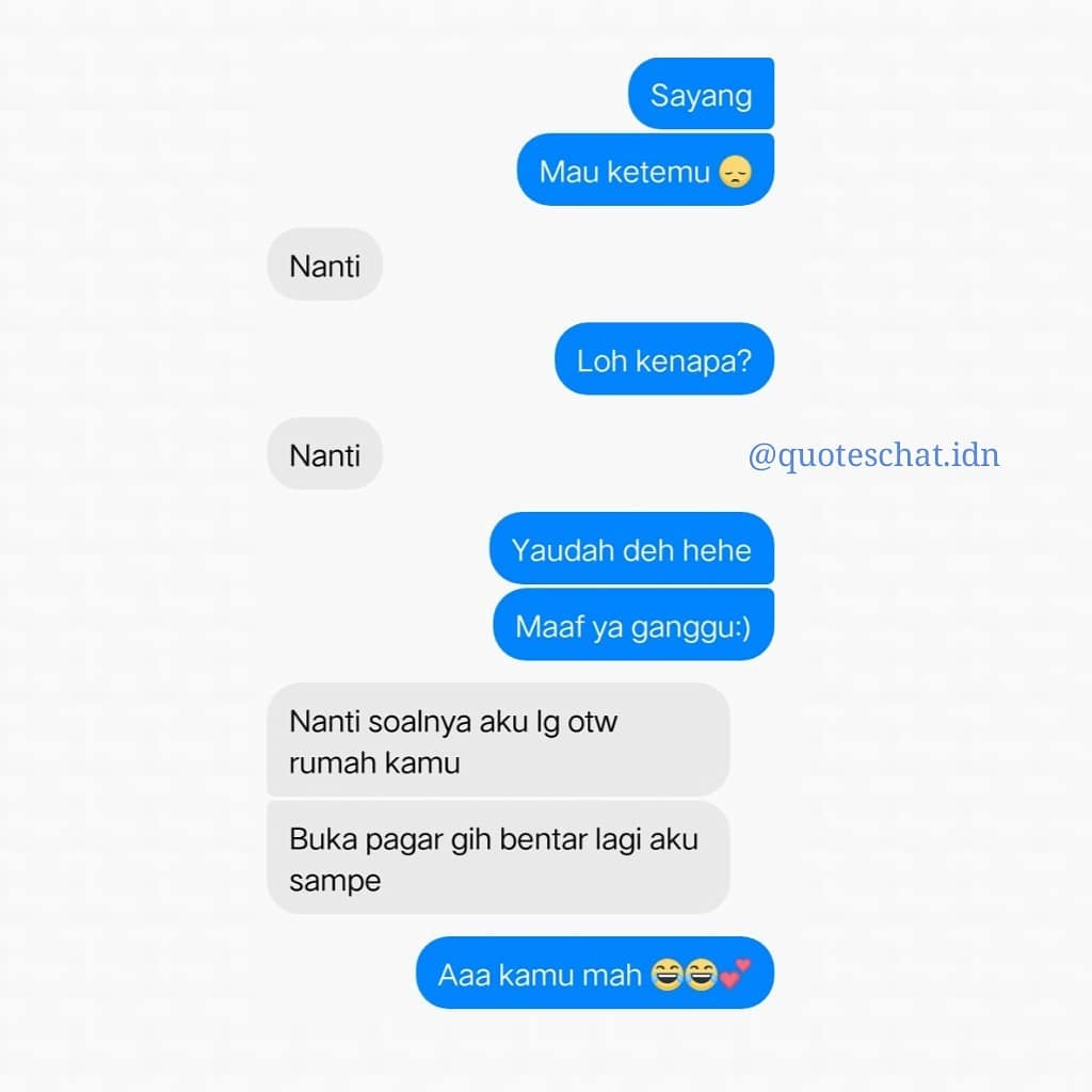 18 Kumpulan chat ini bikin baper, sweet banget