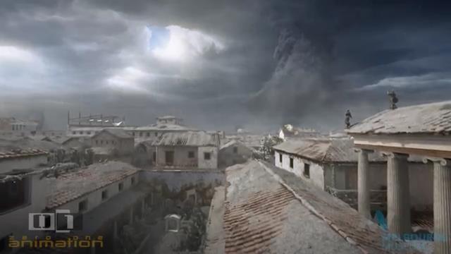 Inilah penggambaran suasana Kota Pompeii sebelum musnah