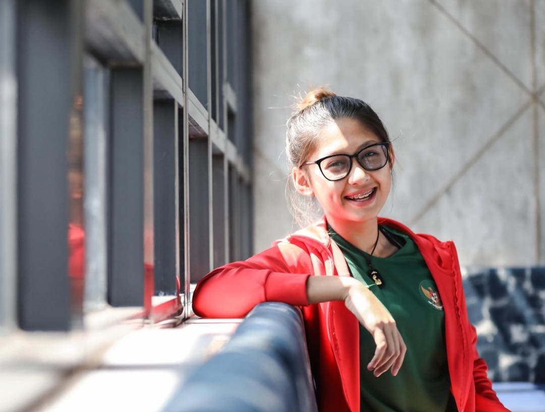 7 Pesona Zahra Muzdalifah, si manis Kapten Timnas Wanita Indonesia