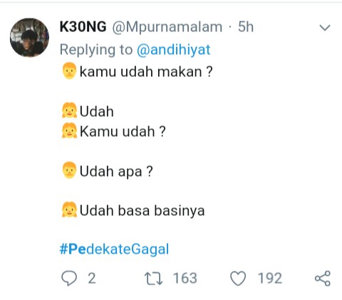 12 Cuitan 'Pedekate Gagal' di Twitter ini kocak abis
