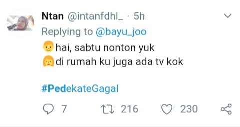 12 Cuitan 'Pedekate Gagal' di Twitter ini kocak abis