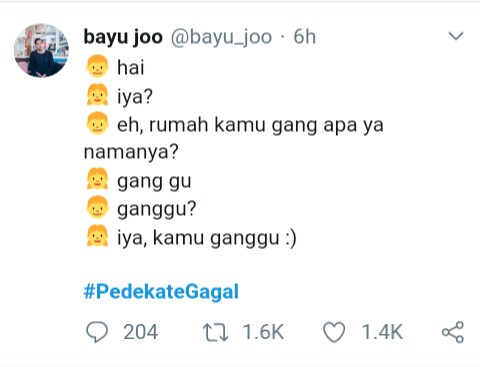 12 Cuitan 'Pedekate Gagal' di Twitter ini kocak abis