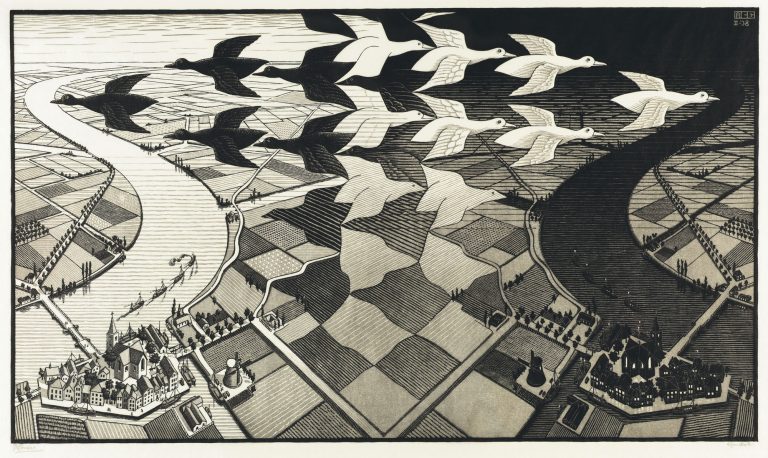 Karya Escher day and nite