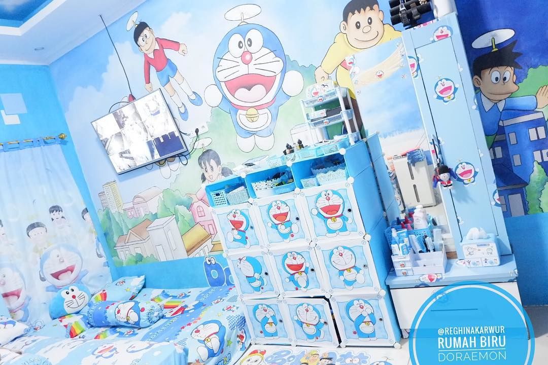 10 Potret rumah bertema Doraemon  ini ada di Bitung 