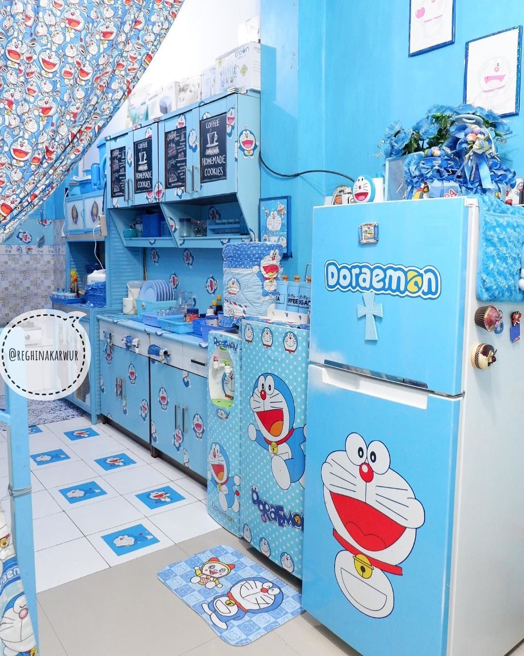 10 Potret Rumah Bertema Doraemon Ini Ada Di Bitung