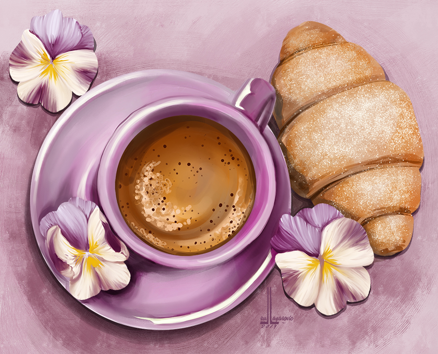 43 Lukisan watercolor ini membuatmu ingin makan yang manis-manis