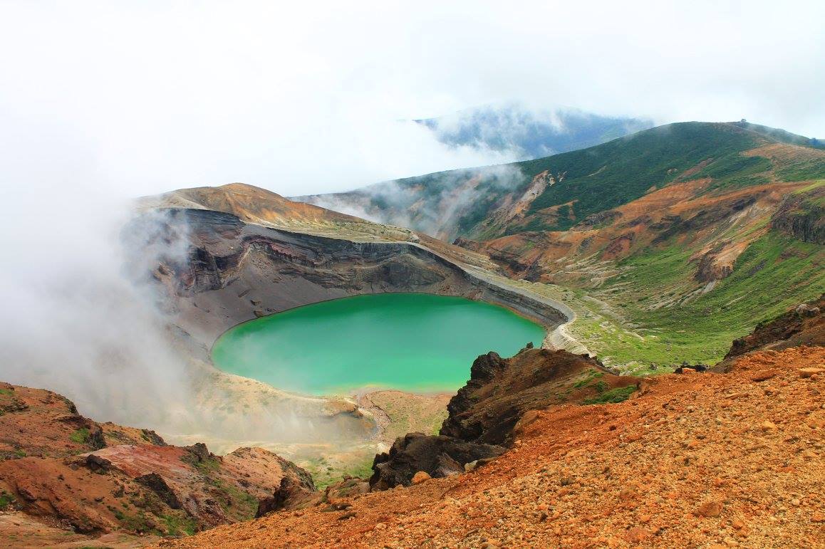 Okama Crater lake