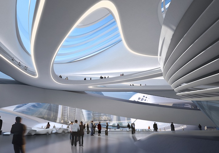 Rancangan konsep pusat seni modern Zaha Hadid diluncurkan di Cina
