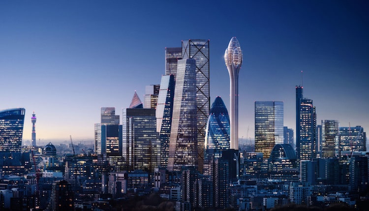 Jika disetujui, London akan punya arsitektur menara berbentuk tulip