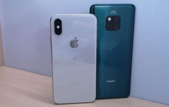 Huawei mate 20 pro dan iPhone XS
