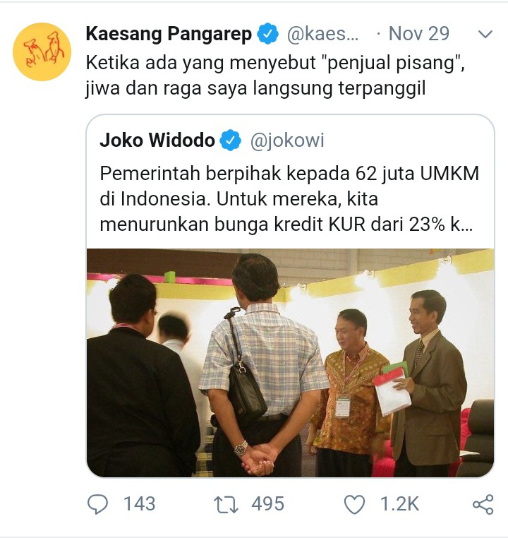 Kaesang dan Jokowi