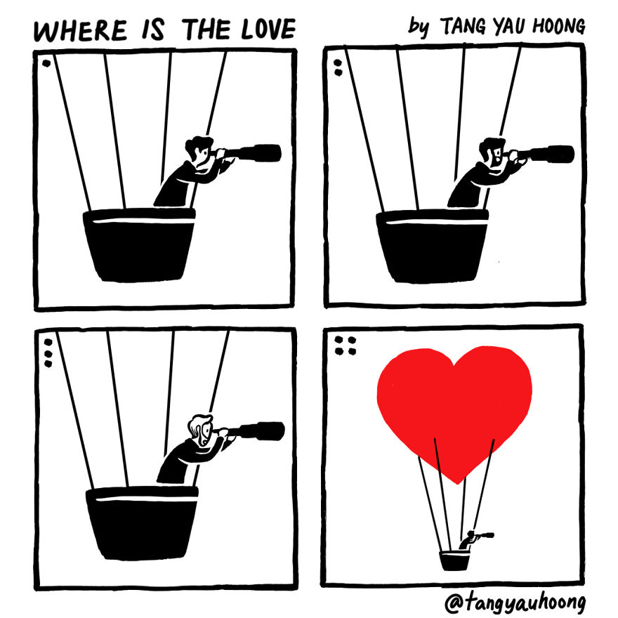 23 Komik ini buktikan jika bahasa cinta tak hanya dengan kata-kata