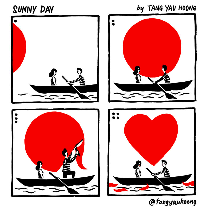 23 Komik ini buktikan jika bahasa cinta tak hanya dengan kata-kata