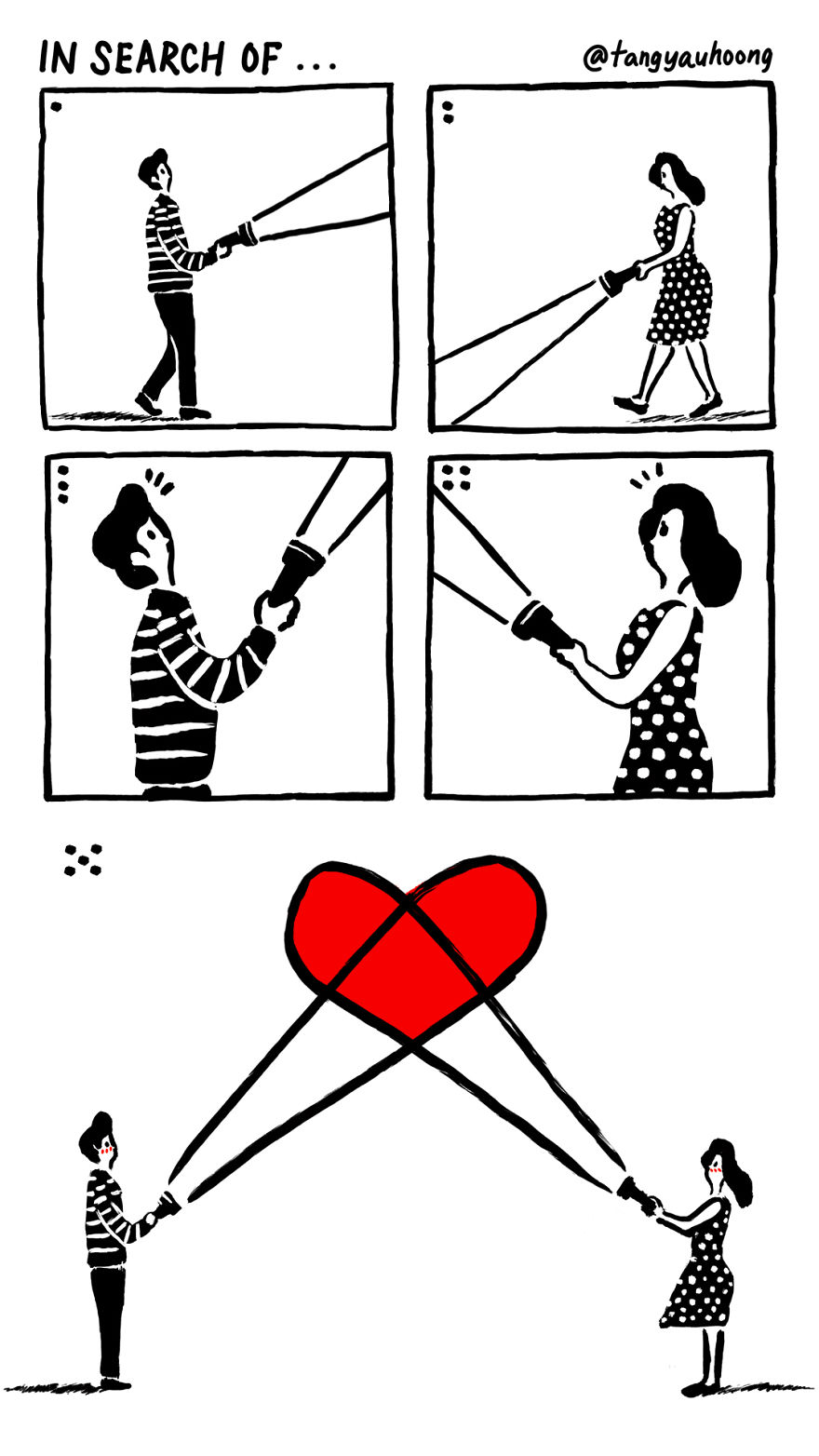 23 Komik ini buktikan jika bahasa cinta tak hanya dengan kata-kata