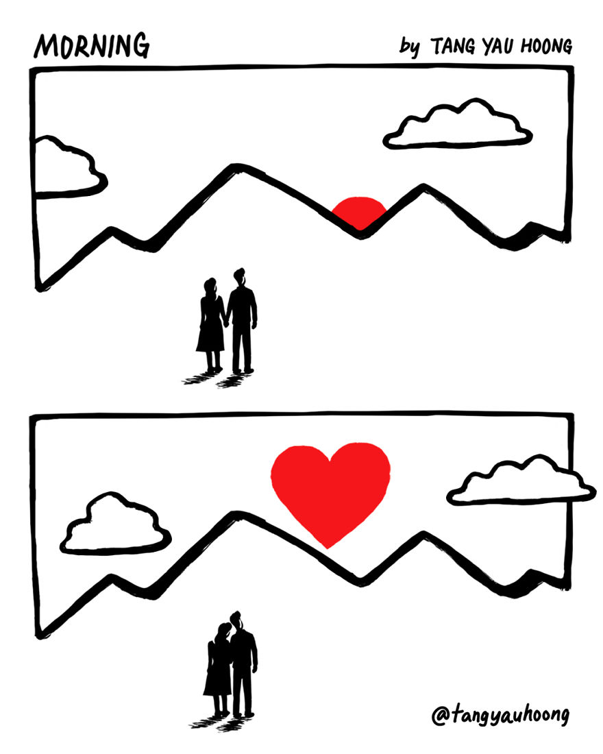 23 Komik ini buktikan jika bahasa cinta tak hanya dengan kata-kata