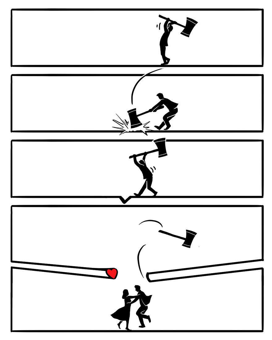 23 Komik ini buktikan jika bahasa cinta tak hanya dengan kata-kata
