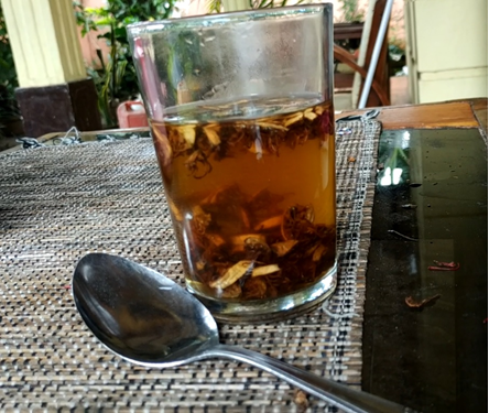 teh kulit rambutan