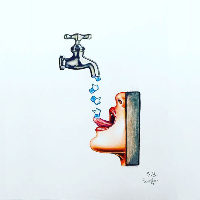 21 Ilustrasi mengenai persoalan sosial ini bikin elus dada