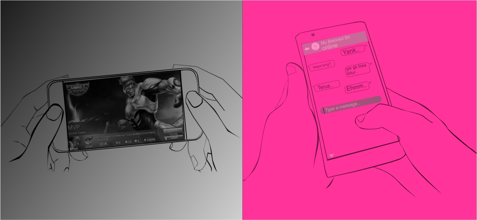 4 Ilustrasi ini cocok buat kalian yang single di malam minggu