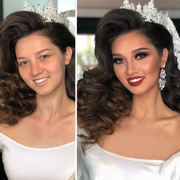 11 Inspirasi make up yang masih menonjolkan fitur wajah pengantinnya