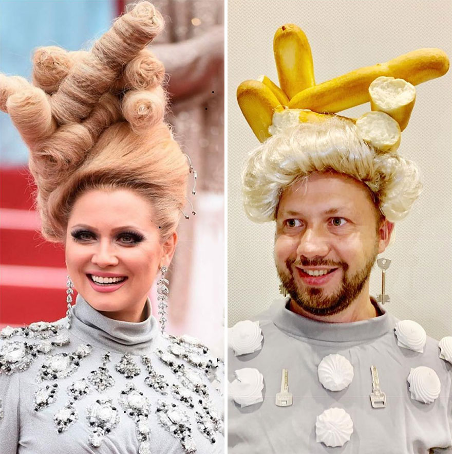 25 Tingkah blogger Rusia tirukan fashion public figure ini kocak abis
