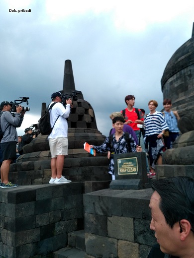 Syuting di Candi Borobudur