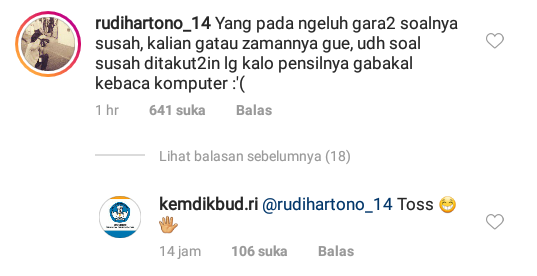Curhatan pejuang UNBK ini dibalas admin Kemendikbud, ngakak abis
