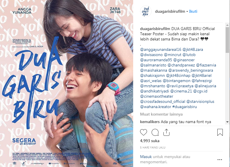 Rilis teaser, film terbaru Angga Yunanda & Zara JKT48 bikin penasaran