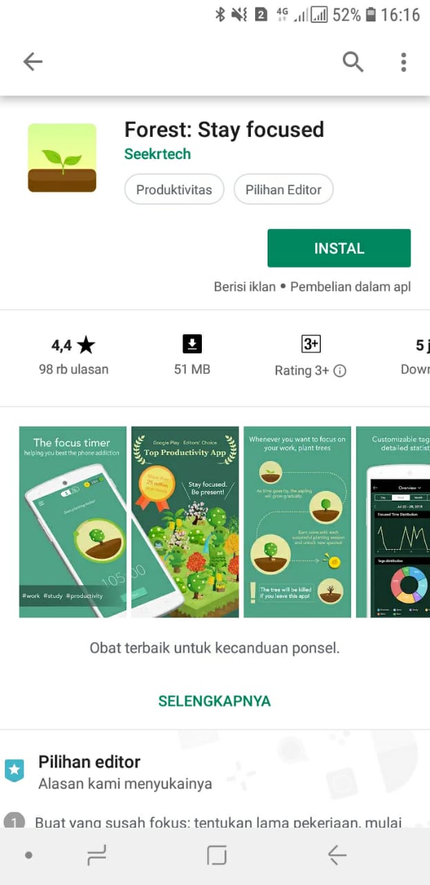 forest android aplication