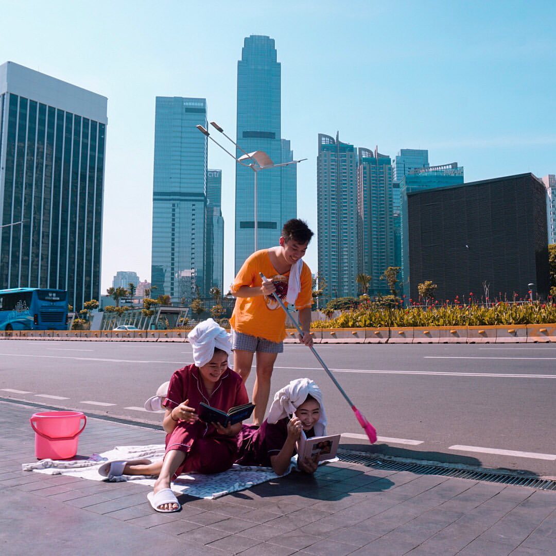 16 Potret seru 'Jakarta Sepi' ini kreatifnya kebangetan