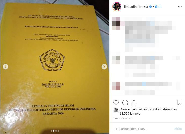 Heboh gelar profesor Limbad, 5 artis ini pun bergelar akademik tinggi