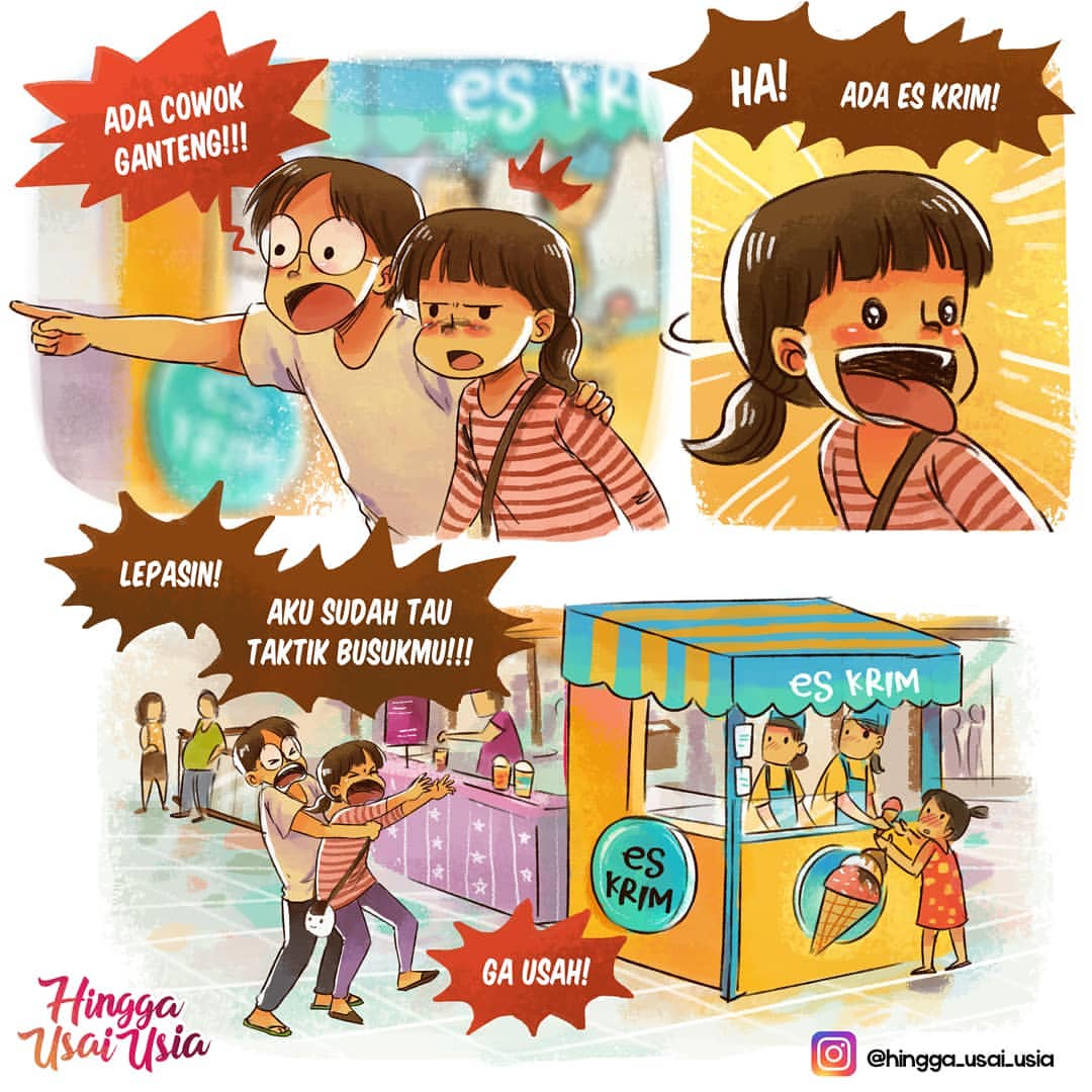 10 Ilustrasi pasangan baru menikah ini serunya kebangetan
