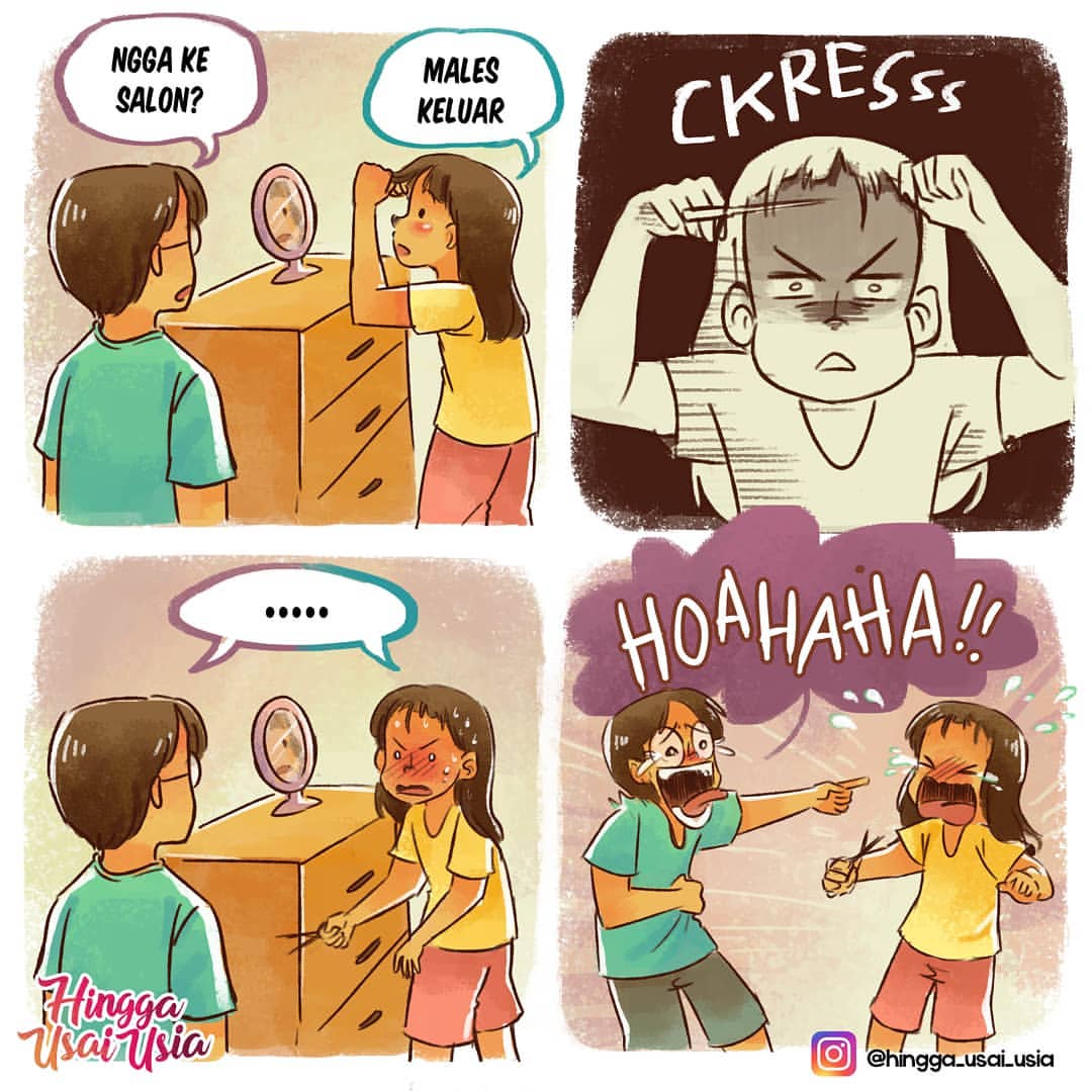 10 Ilustrasi pasangan baru menikah ini serunya kebangetan