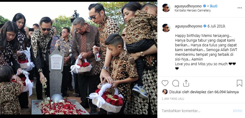 Kenang hari kelahiran Ani Yudhoyono, ini 5 unggahan haru keluarga SBY