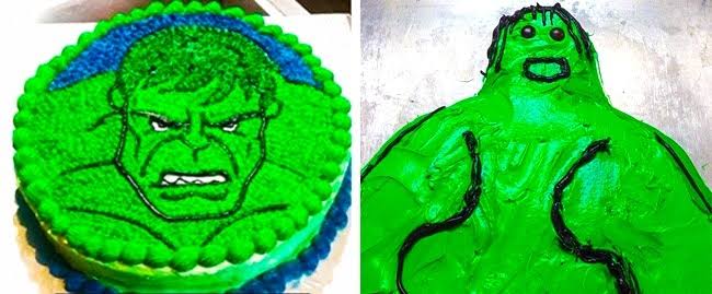10 Kue ulang tahun ini gagal mirip dengan tokoh animasi, kocak abis