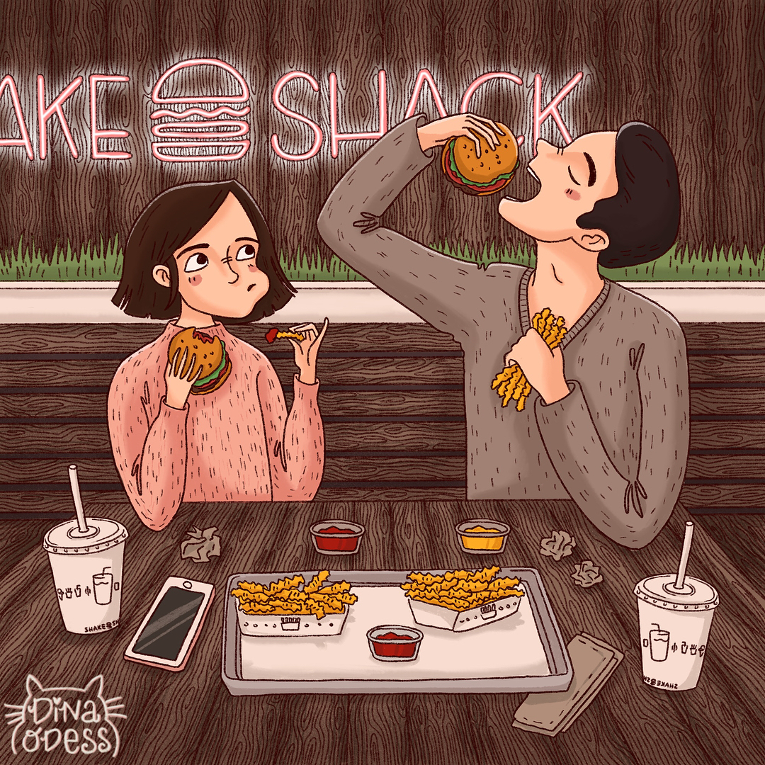12 Ilustrasi ini tunjukkan jika punya suami cuek, kesel campur sayang